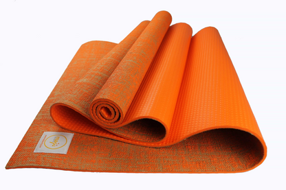 Maji Sports Jute Premium Eco Yoga Mat + Foot Massager (7.5cm x 17.5cm)