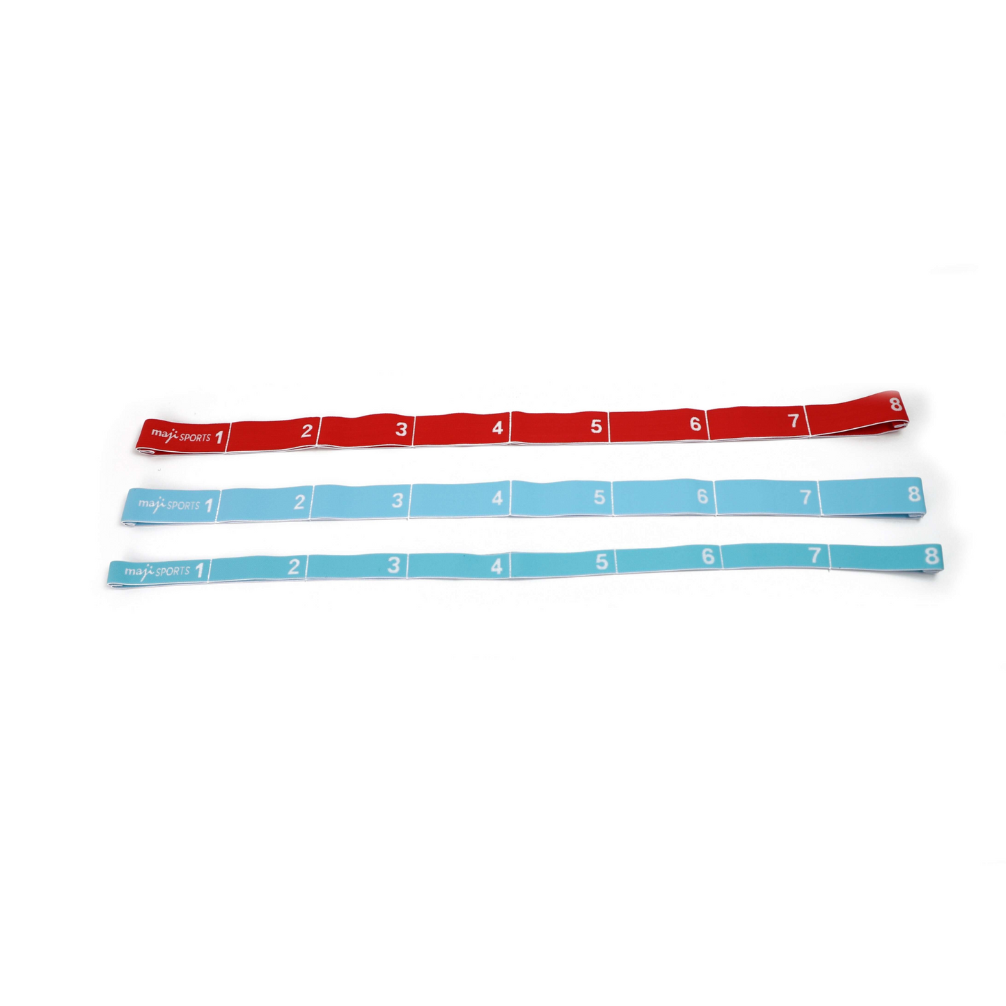 Maji Sports Elastic Yoga Straps (Set Of Three)