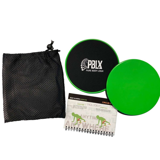 PBLX Gliders Set With Workout Booklet