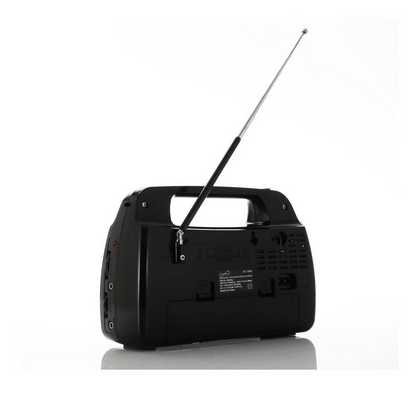 Supersonic 9 Band AM/FM/SW1-7 Portable Radio with Built-In Torch Light