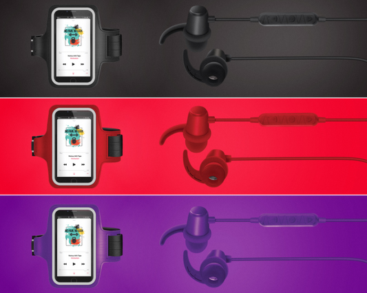 HyperGear ActiveGear Wireless Earphones + Sports Armband