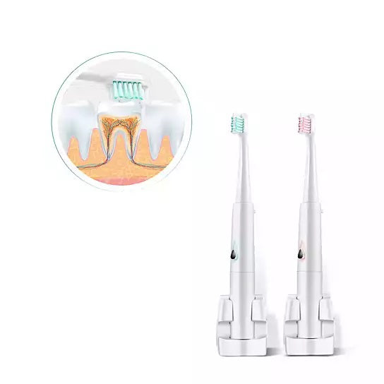 Ultrasonic Electro Toothbrush With Two Additional Brush Heads