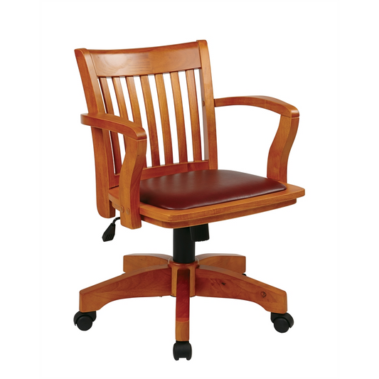 Deluxe Wood Bankers Chair