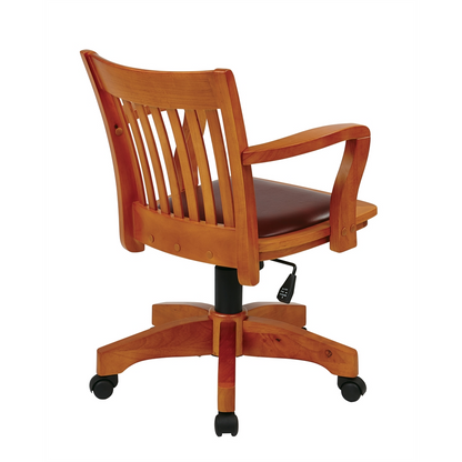 Deluxe Wood Bankers Chair