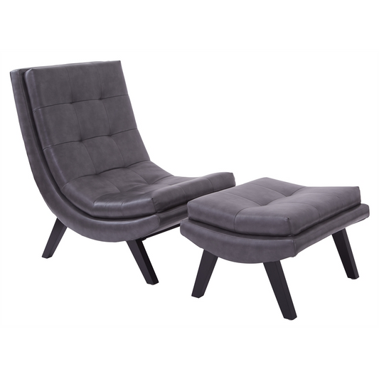 Tustin Lounge Chair and Ottoman Set