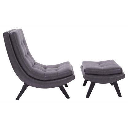 Tustin Lounge Chair and Ottoman Set