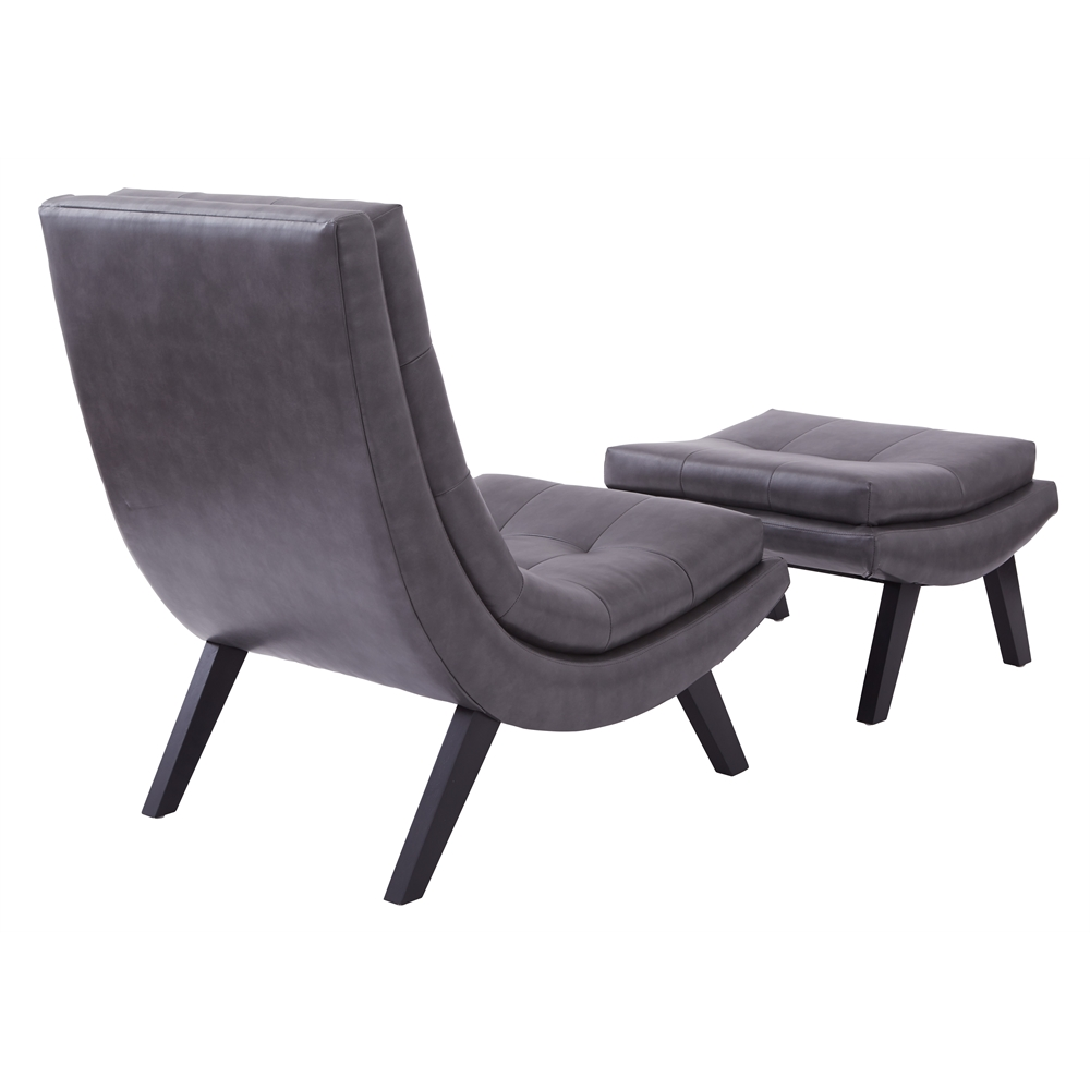 Tustin Lounge Chair and Ottoman Set