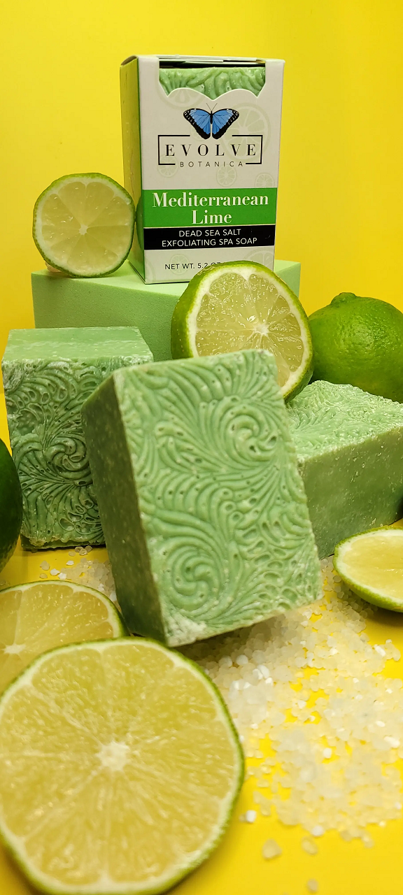 Specialty Soap - Mediterranean lime Salt Bar