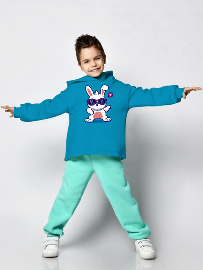 Cool Bunny W Sunglasses Hoodie -Image by Shutterstock