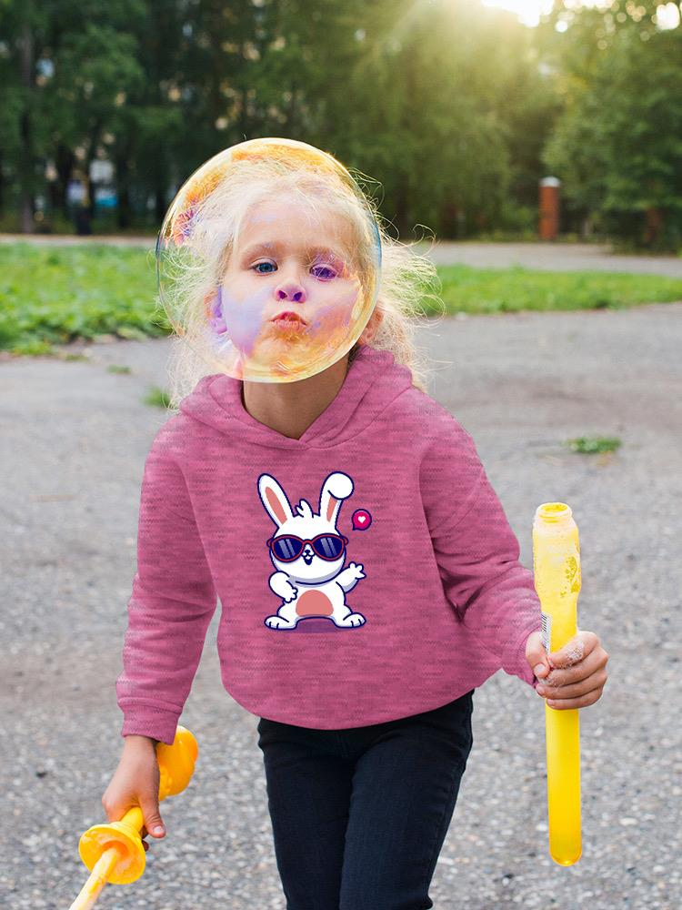 Cool Bunny W Sunglasses Hoodie -Image by Shutterstock