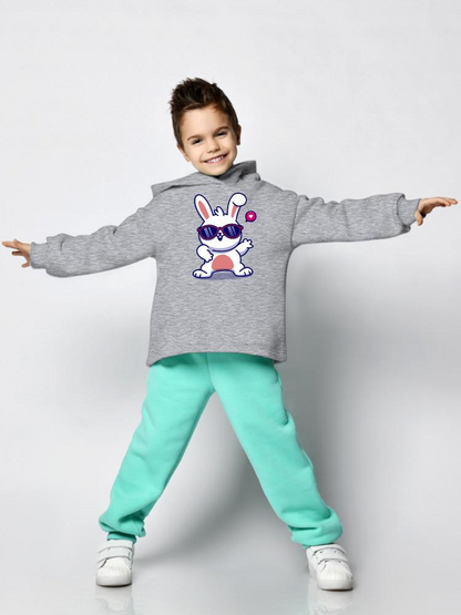 Cool Bunny W Sunglasses Hoodie -Image by Shutterstock