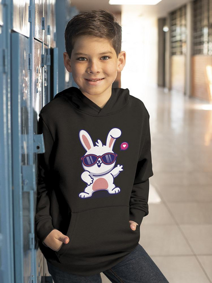 Cool Bunny W Sunglasses Hoodie -Image by Shutterstock