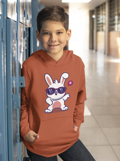 Cool Bunny W Sunglasses Hoodie -Image by Shutterstock