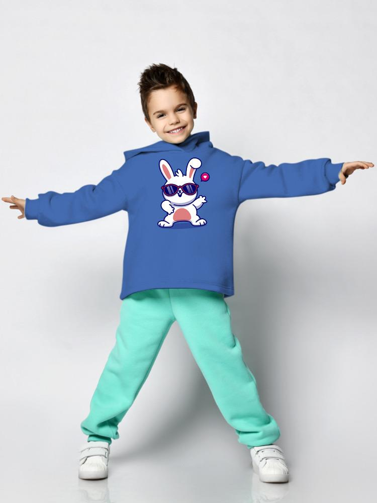 Cool Bunny W Sunglasses Hoodie -Image by Shutterstock