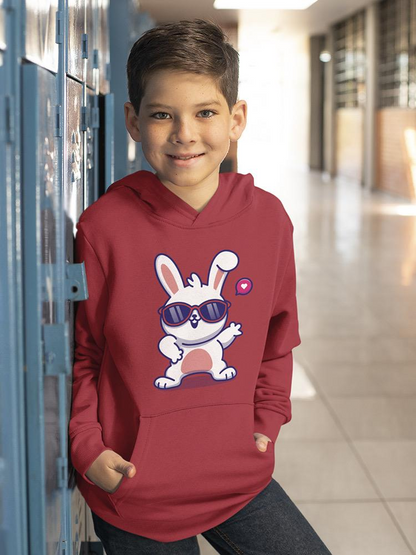 Cool Bunny W Sunglasses Hoodie -Image by Shutterstock