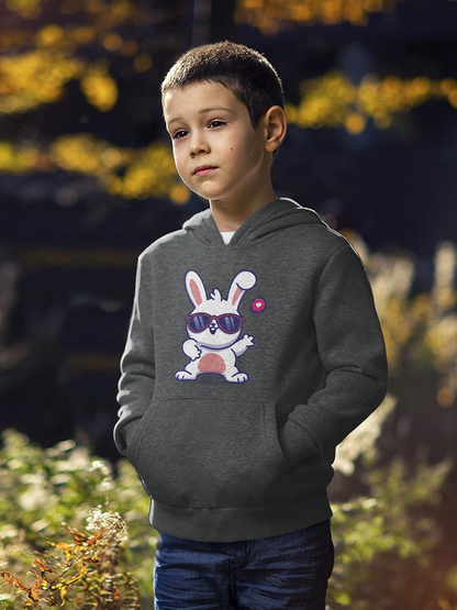 Cool Bunny W Sunglasses Hoodie -Image by Shutterstock