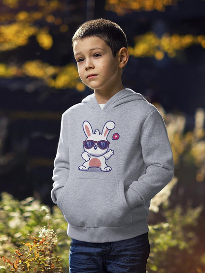 Cool Bunny W Sunglasses Hoodie -Image by Shutterstock