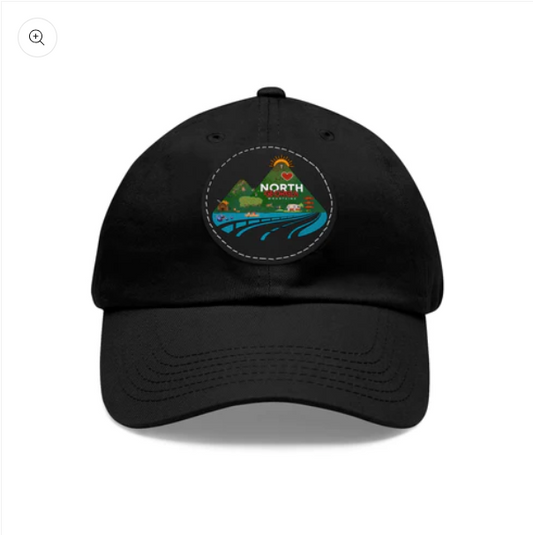 North Georgia Mountains - Explorer Collection - Dad Hat w/Leather Patch