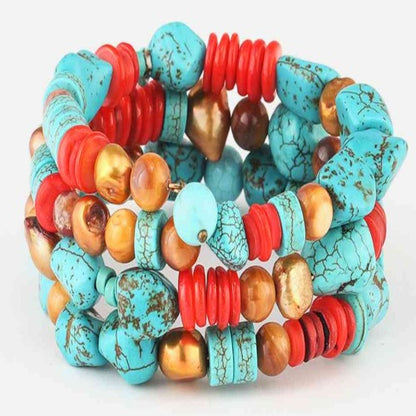 Layered Turquoise Bracelet